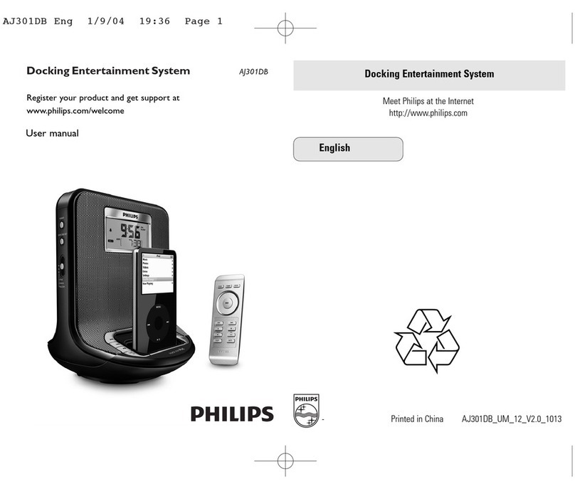Philips AJ301DB User manual