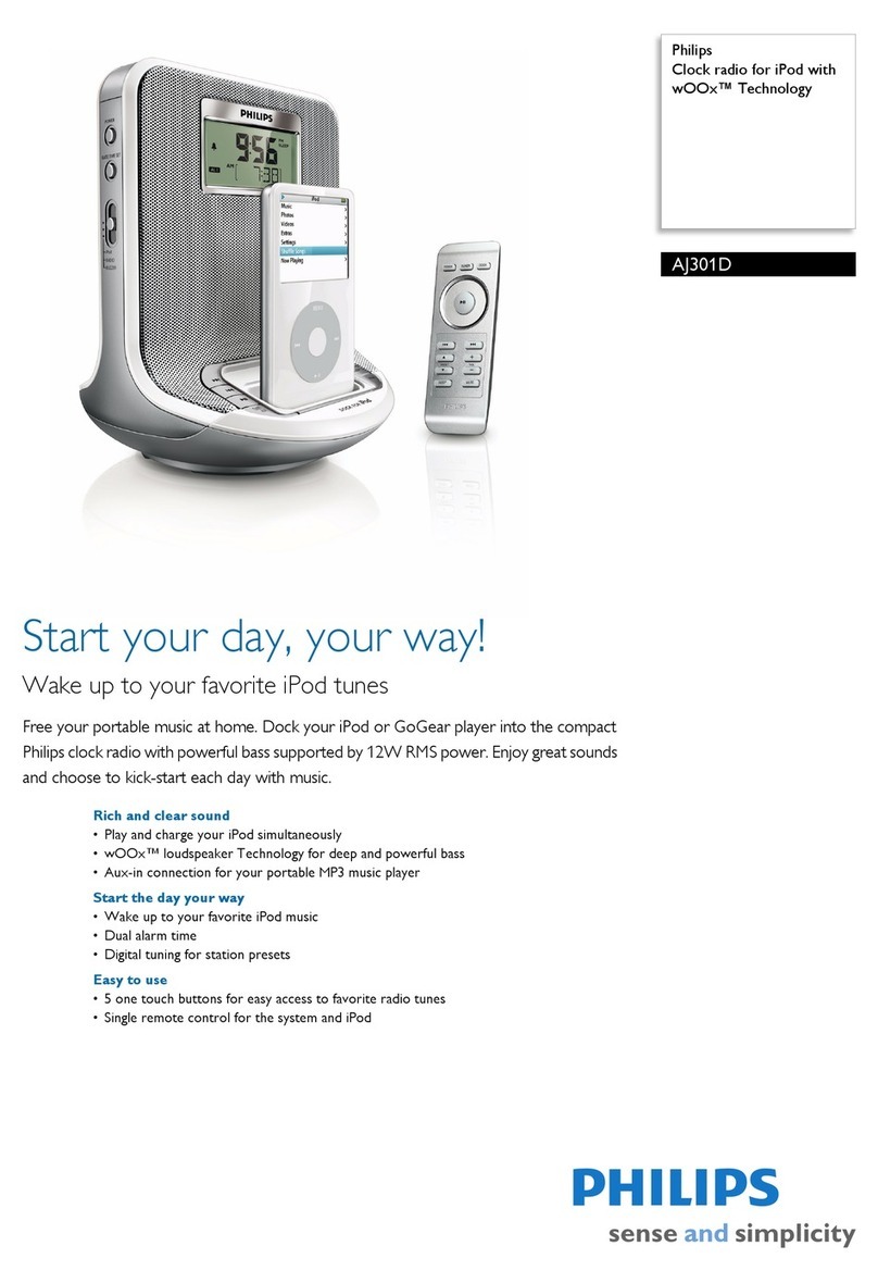 Philips AJ301D User manual
