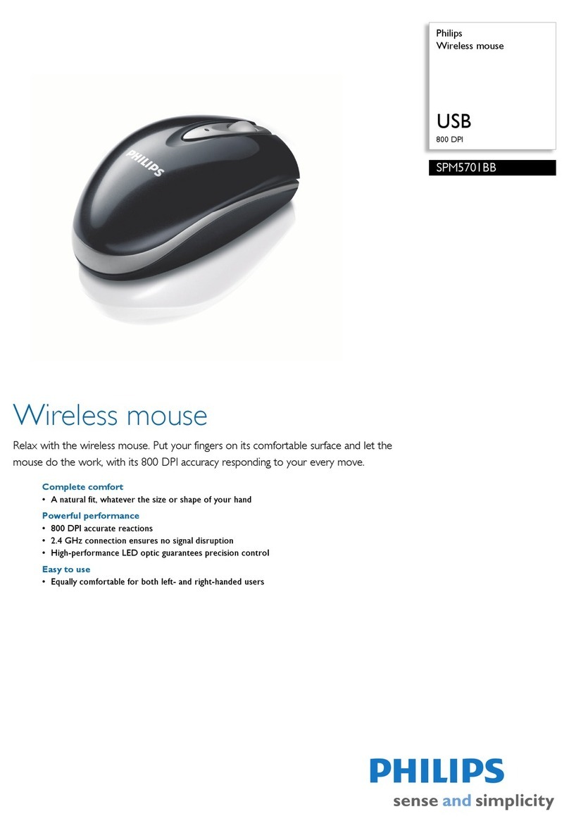 Philips SPM5701BB User manual