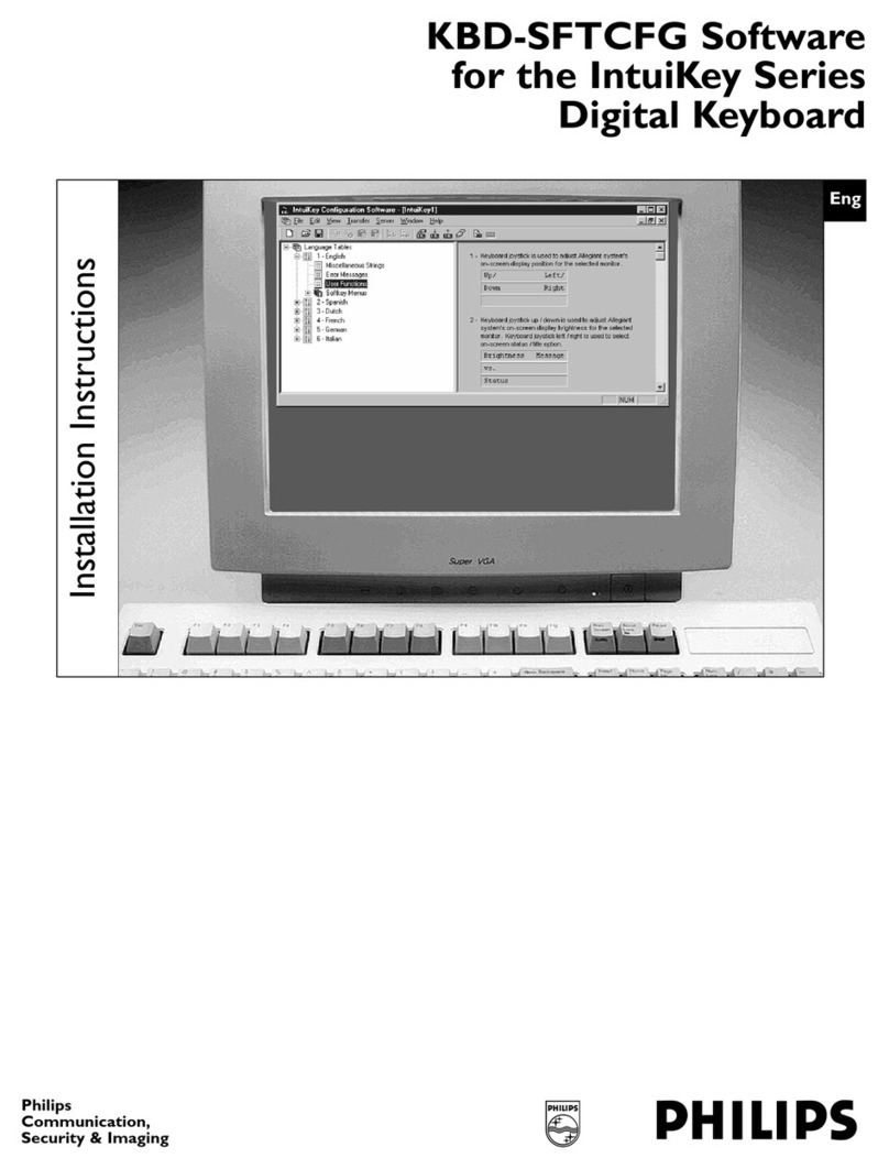 Philips KBD-SFTCFG User manual