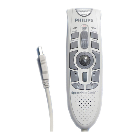 Philips PC-Dictation Microphone User manual