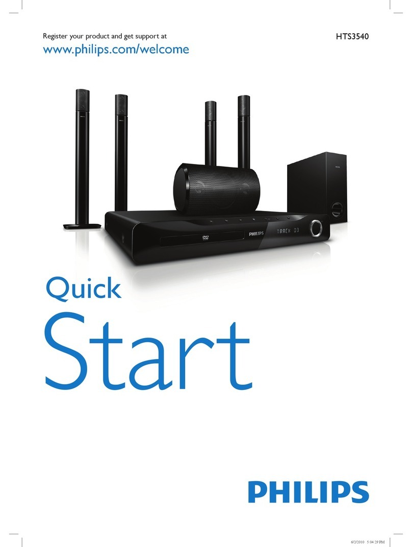 Philips HTS3540/12 quick start