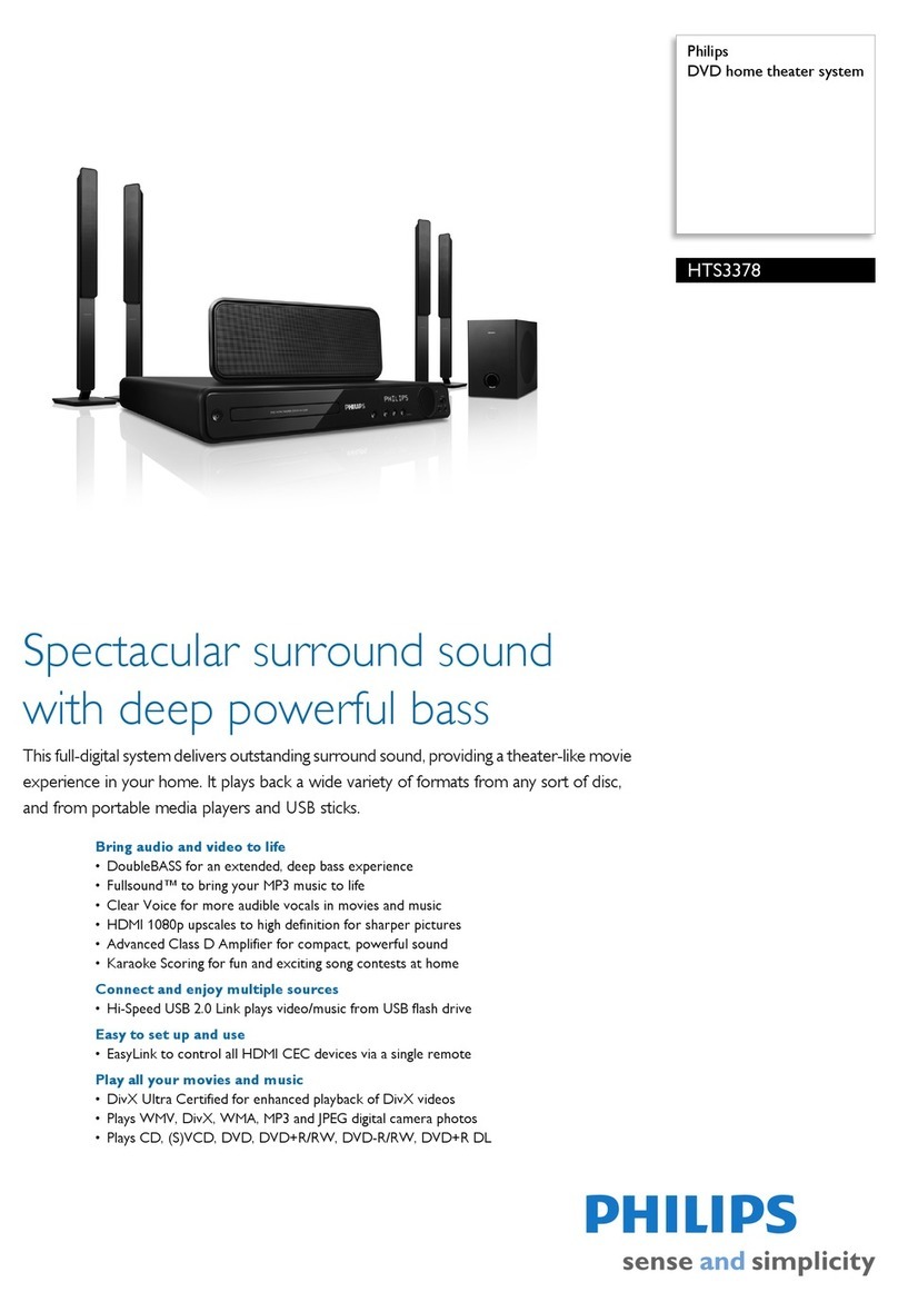 Philips HTS3378/98 Specifications