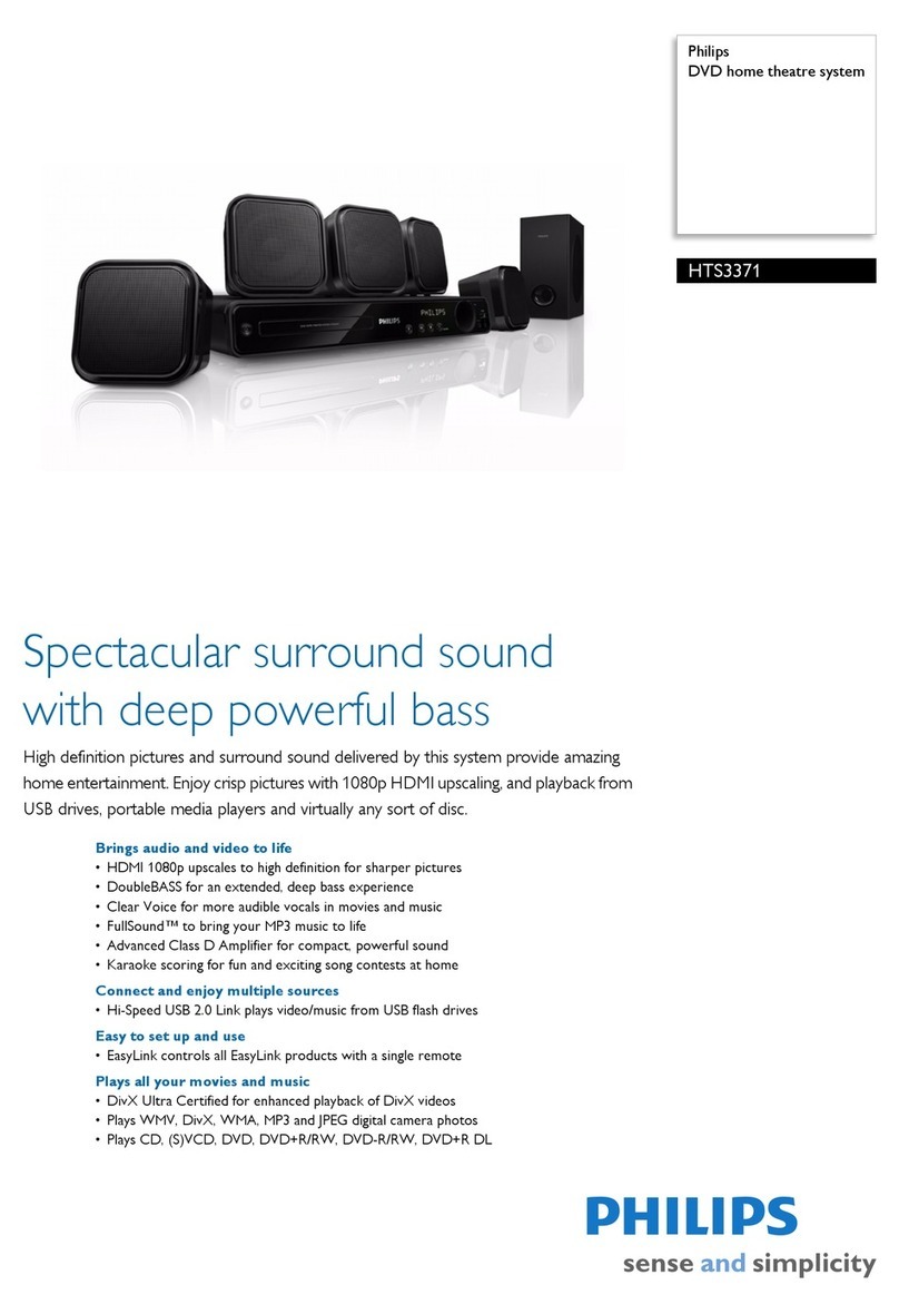 Philips HTS3371/98 Specifications