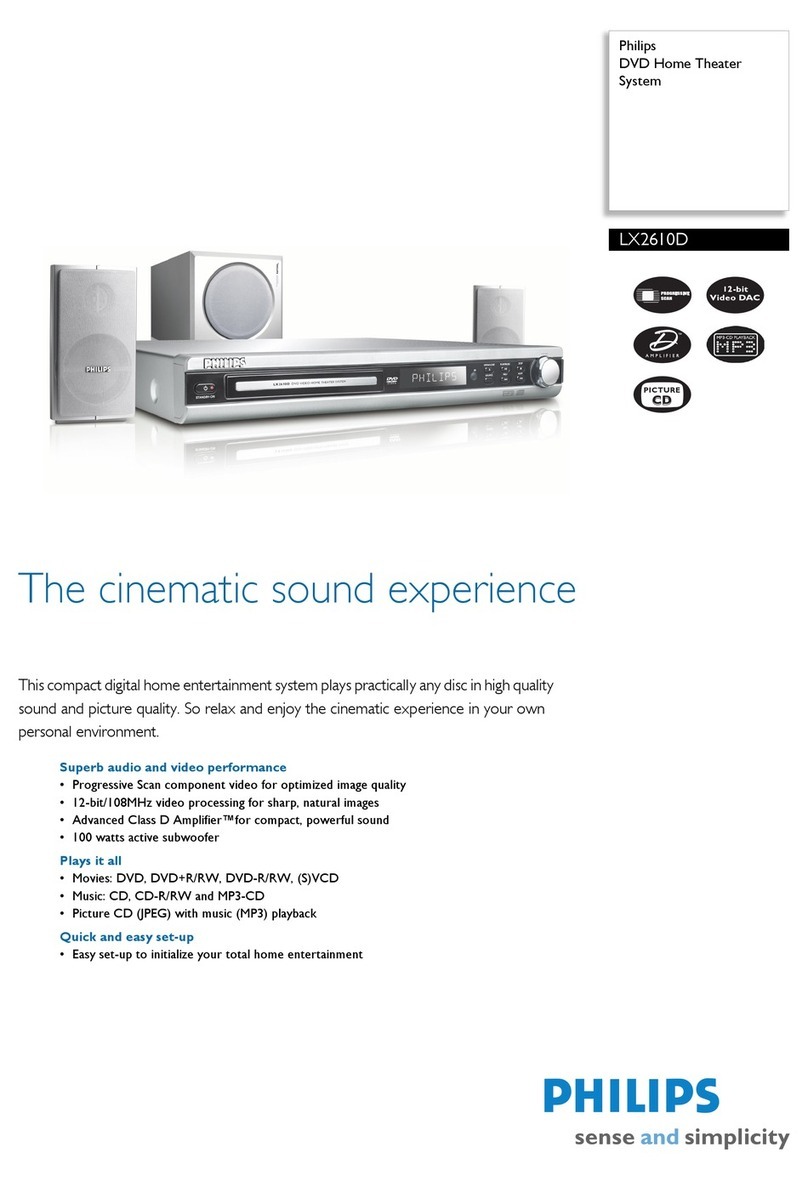 Philips LX2610D User manual Philips LX2610D User manual