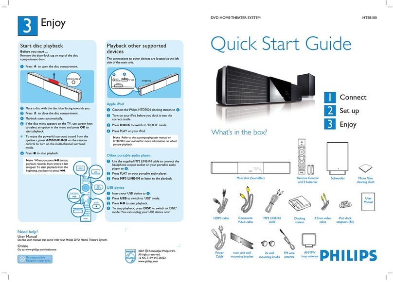 Philips HTS8100/98 User manual
