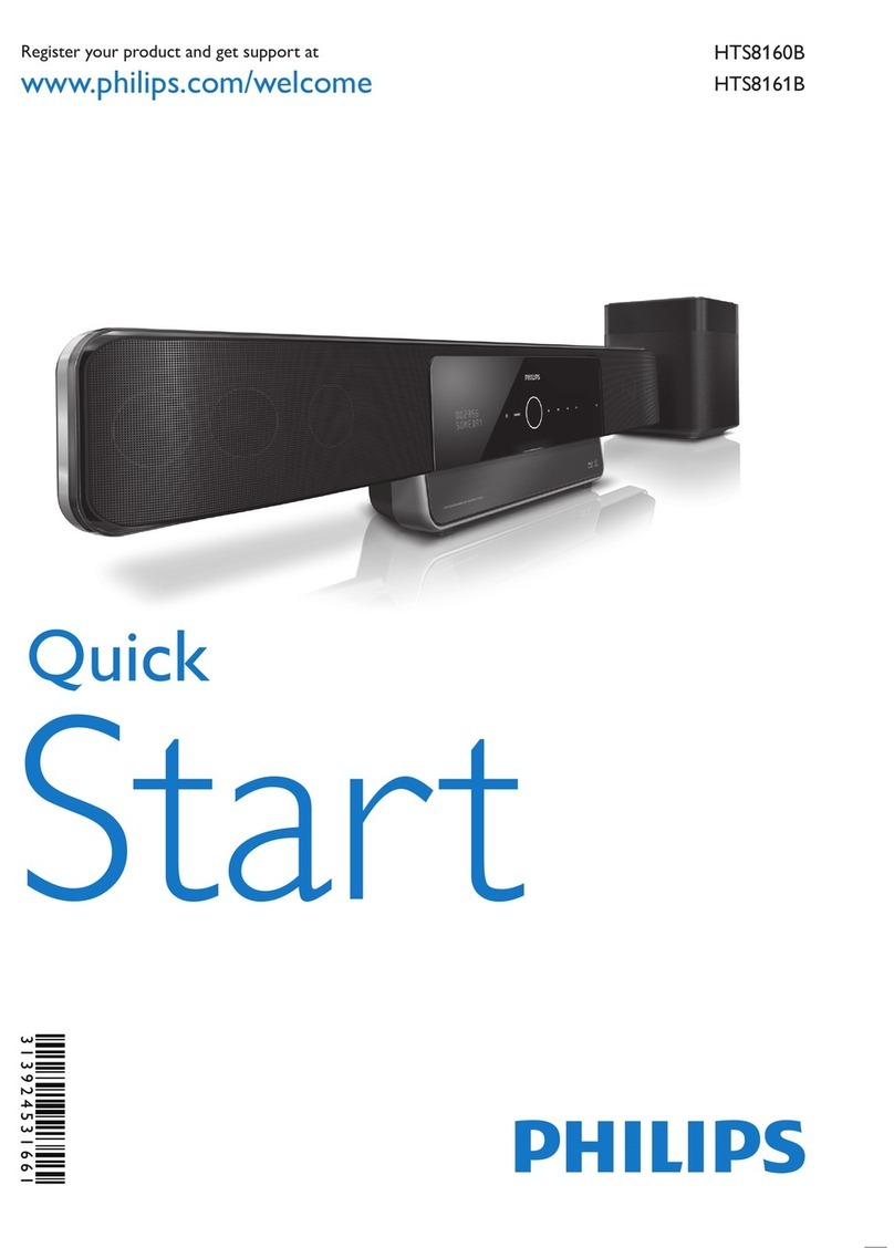 Philips HTS8160B quick start