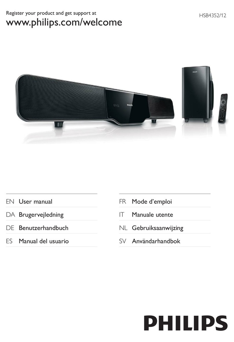 Philips HSB4352 User manual