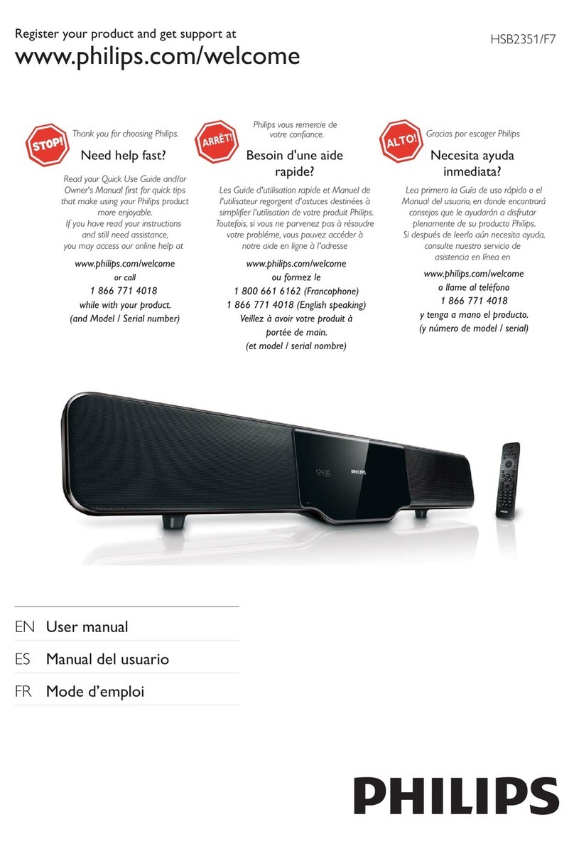 Philips HSB2351/55 user manual