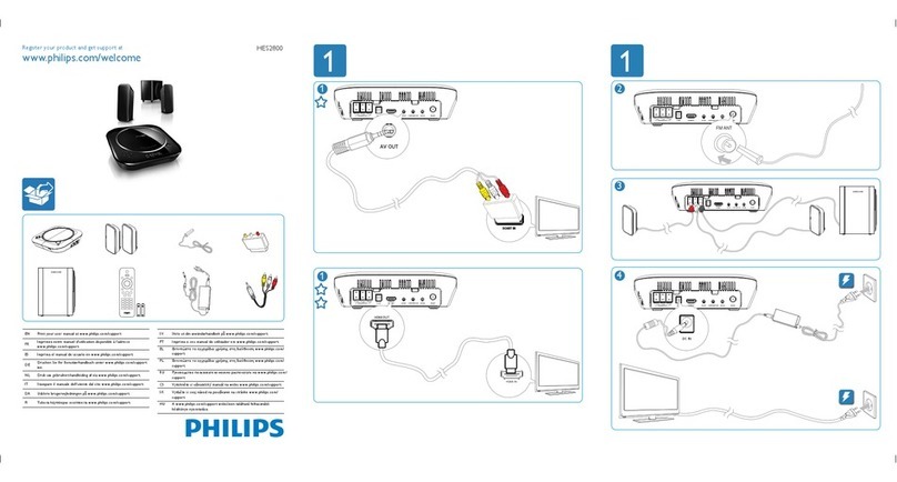 Philips HES2800/12 Quick installation
