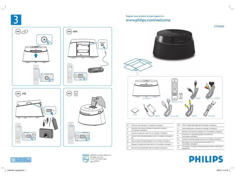 Philips CTS4000/12 Setup