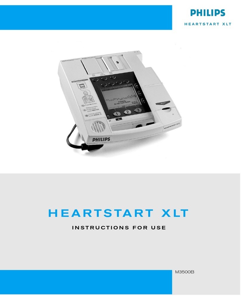 Philips HEARTSTART XLT M3500B Instructions for use
