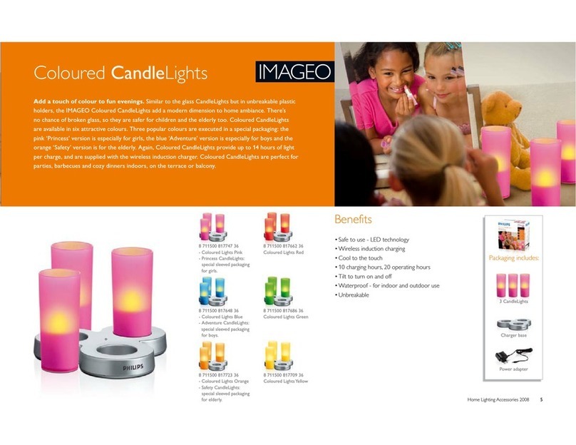 Philips Coloured CandleLights Specifications