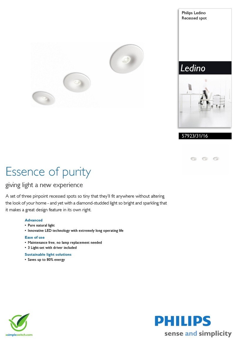Philips Ledino 57923/31/16 User manual