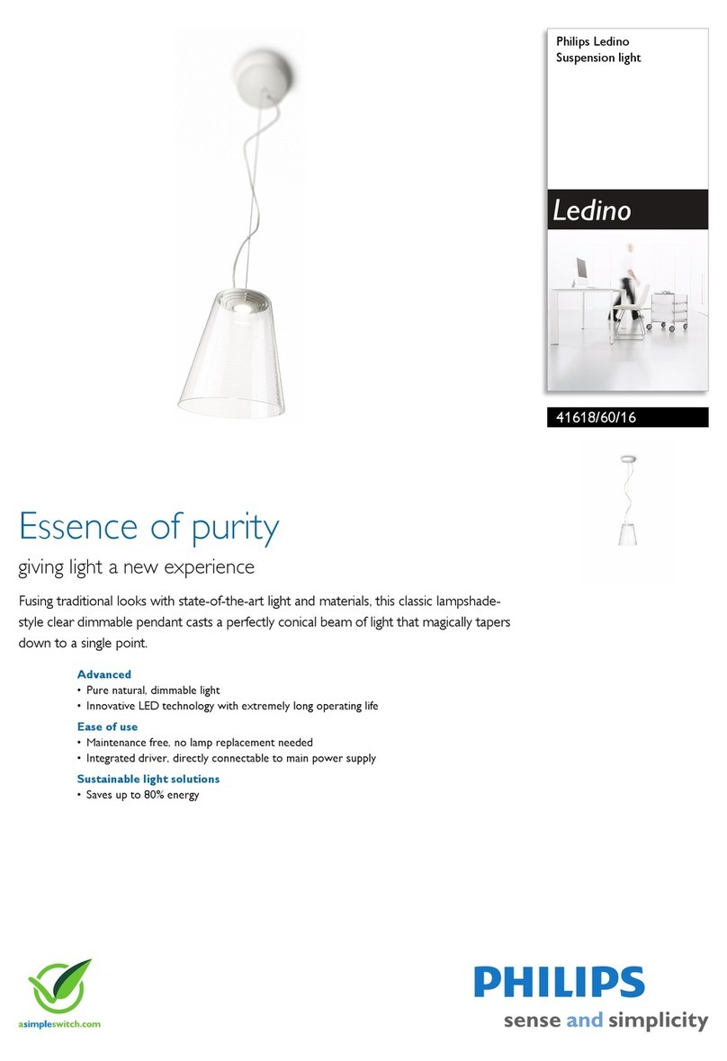 Philips Ledino 41618/60/16 User manual