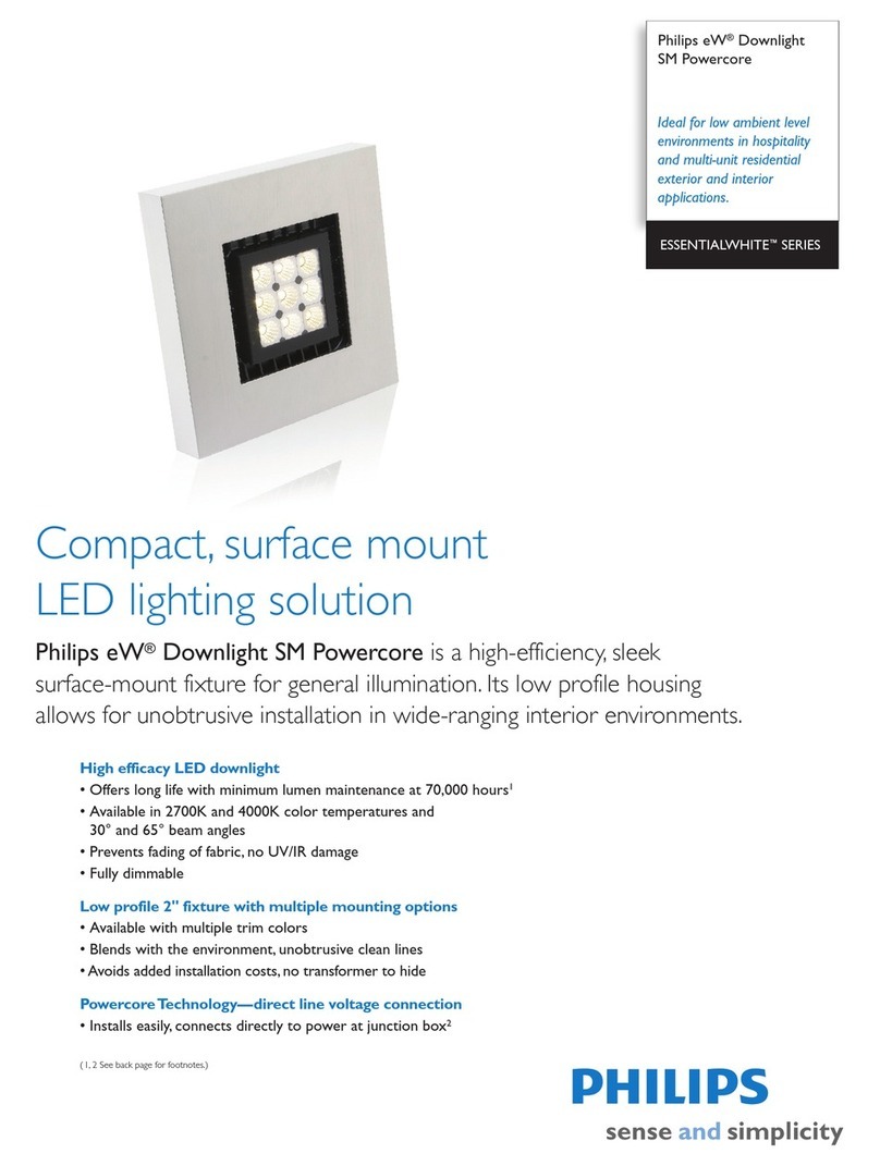 Philips eW Downlight P-5977 Specifications
