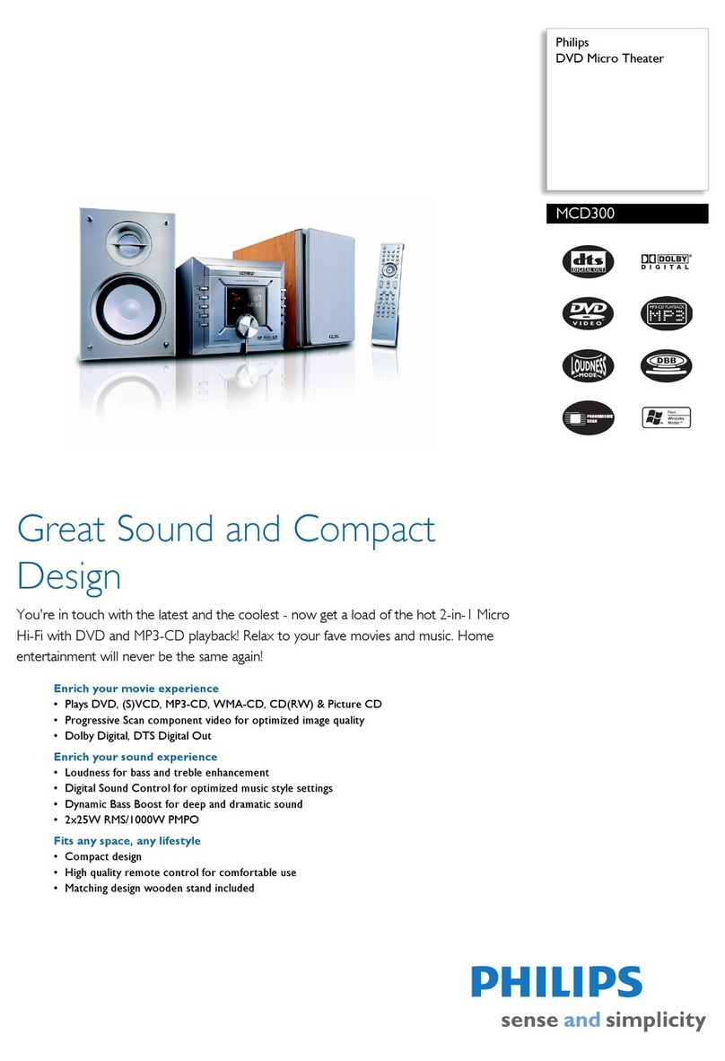 Philips MCD300 User manual