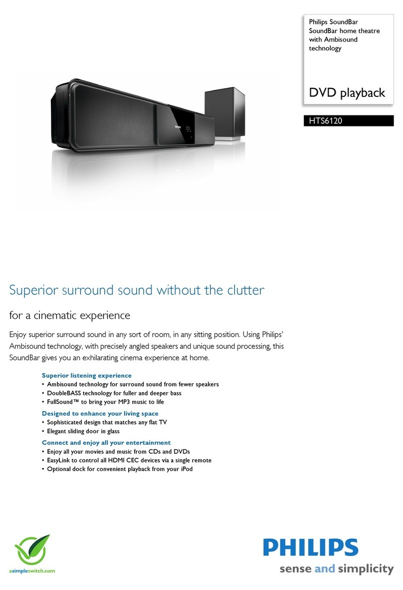 Philips HTS6120 User manual