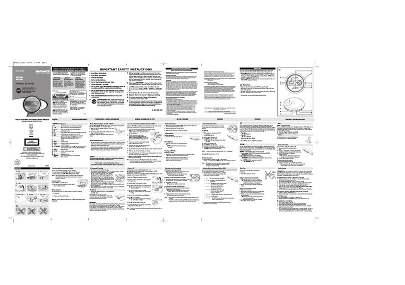 Magnavox MPC500 User manual