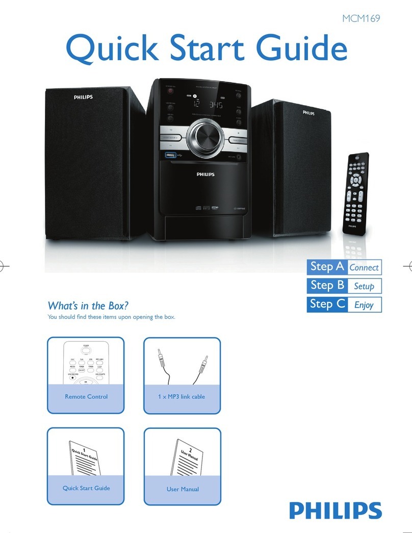 Philips MCM169 User manual
