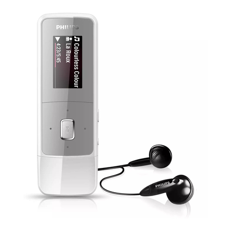 Philips GOGEAR SA3MXX02 User manual Philips GOGEAR SA3MXX02 User manual