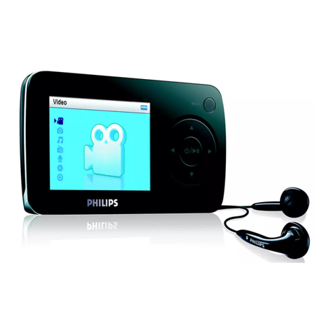 Philips GoGear SA6025 user manual