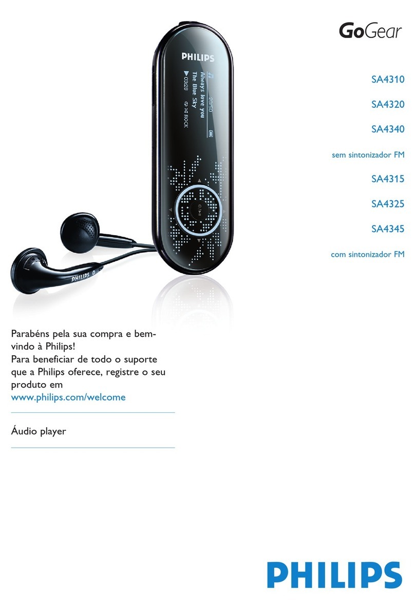 Philips GoGear SA4315 User manual