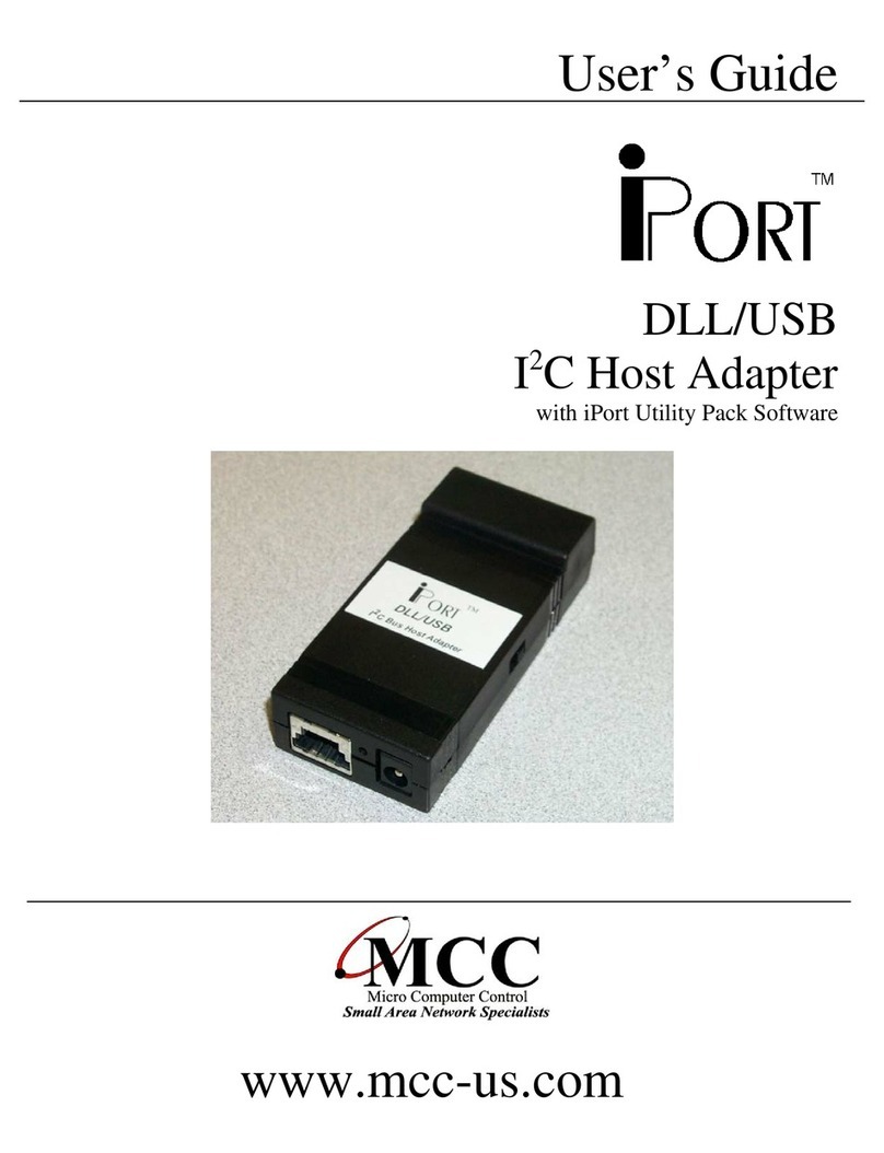 MCC IPort MIIC-201D/U user guide