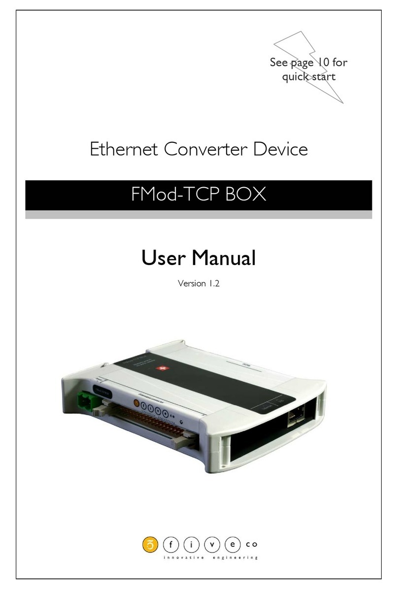 FiveCo FMod-TCP BOX user manual