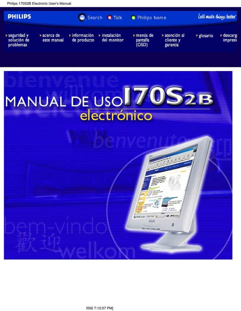 Philips 170S2B Manual de uso