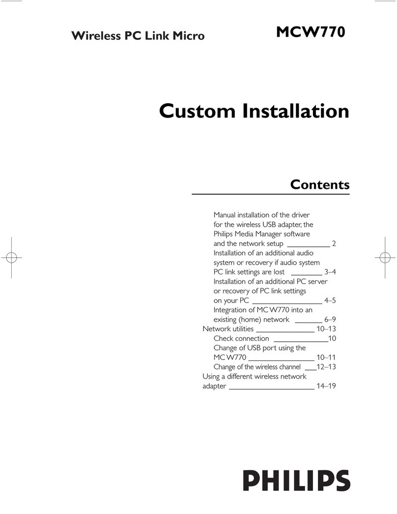 Philips MCW770 Custom installation