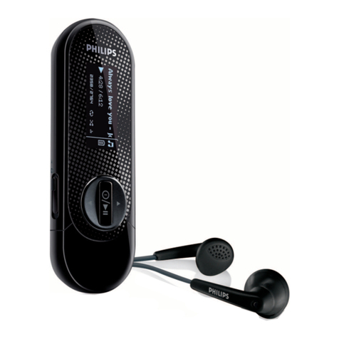 Philips GoGear SA2610 User manual