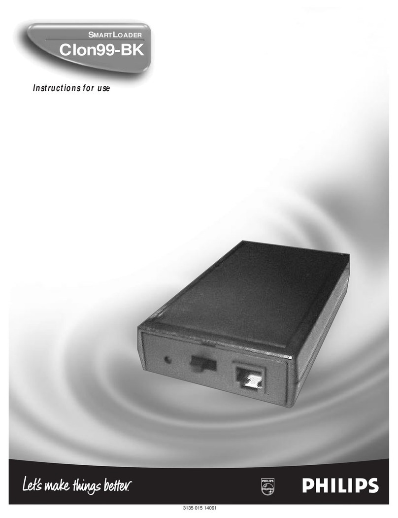 Philips Clon99-BKI User manual Philips Clon99-BKI User manual