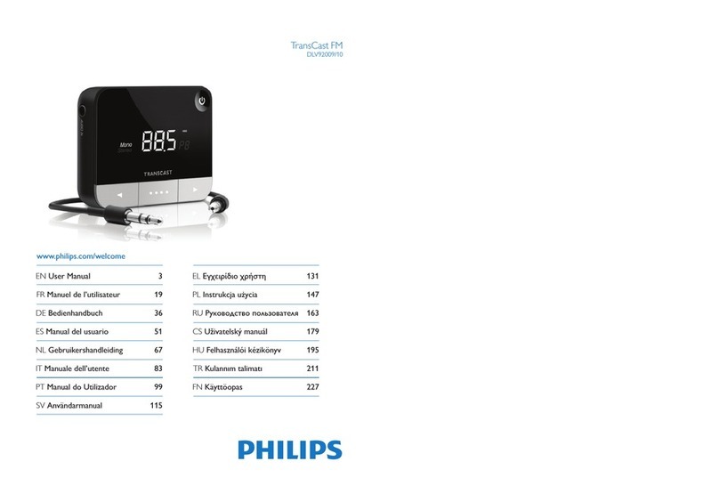 Philips TransCast DLV92009/10 user manual
