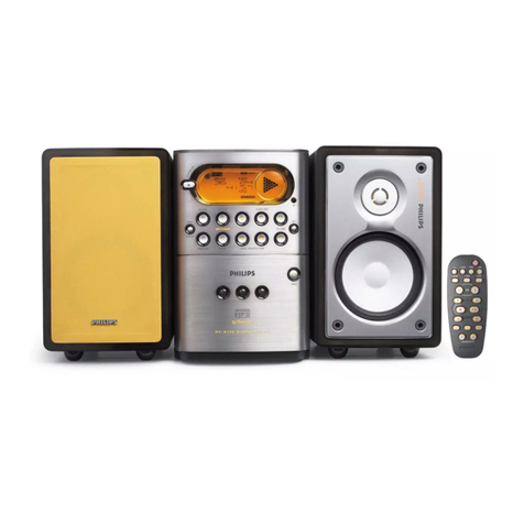 Philips MC-M250 User manual