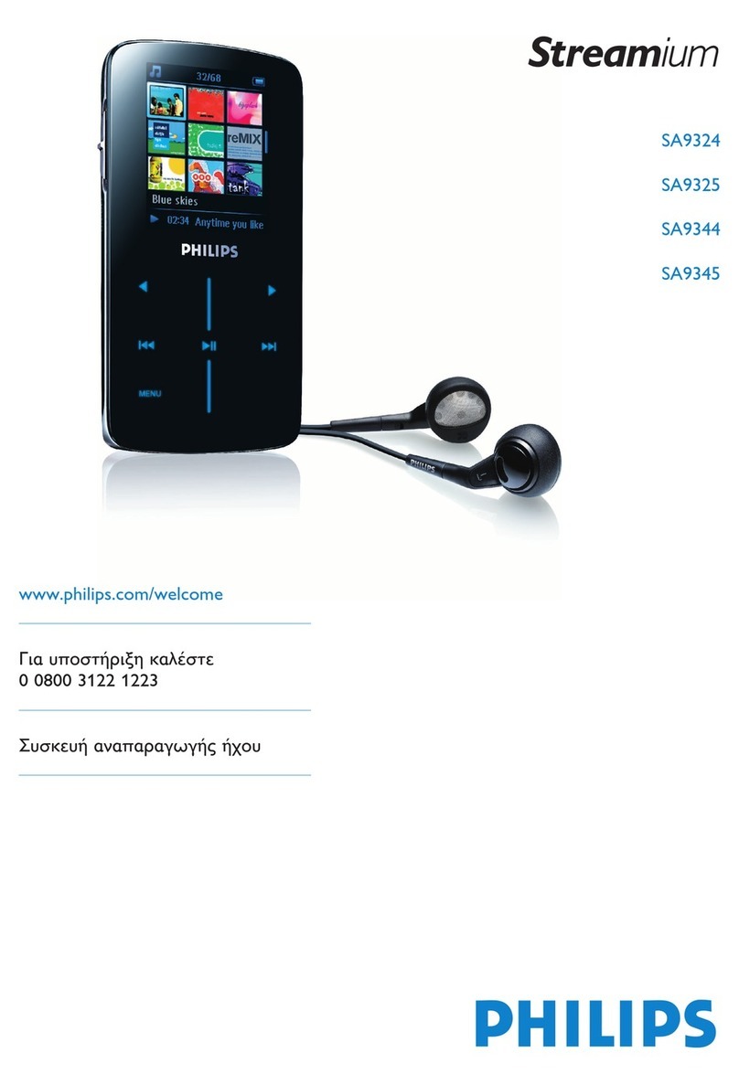 Philips Streamium SA9324 user manual