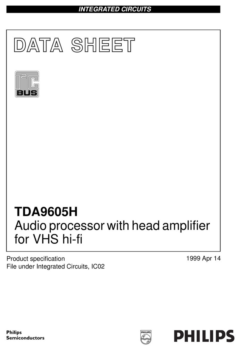 Philips TDA9605H User manual Philips TDA9605H User manual