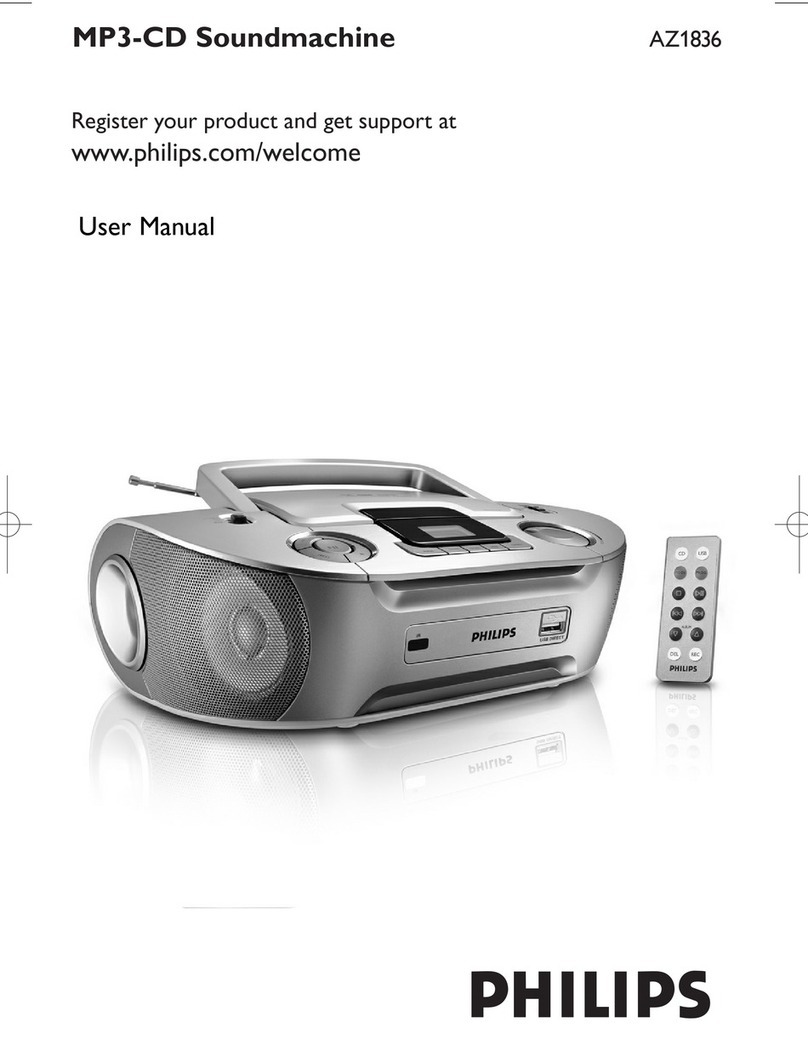 Philips AZ1836 user manual