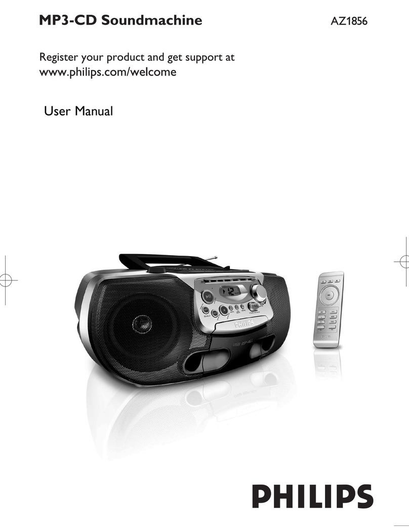 Philips AZ1856 user manual