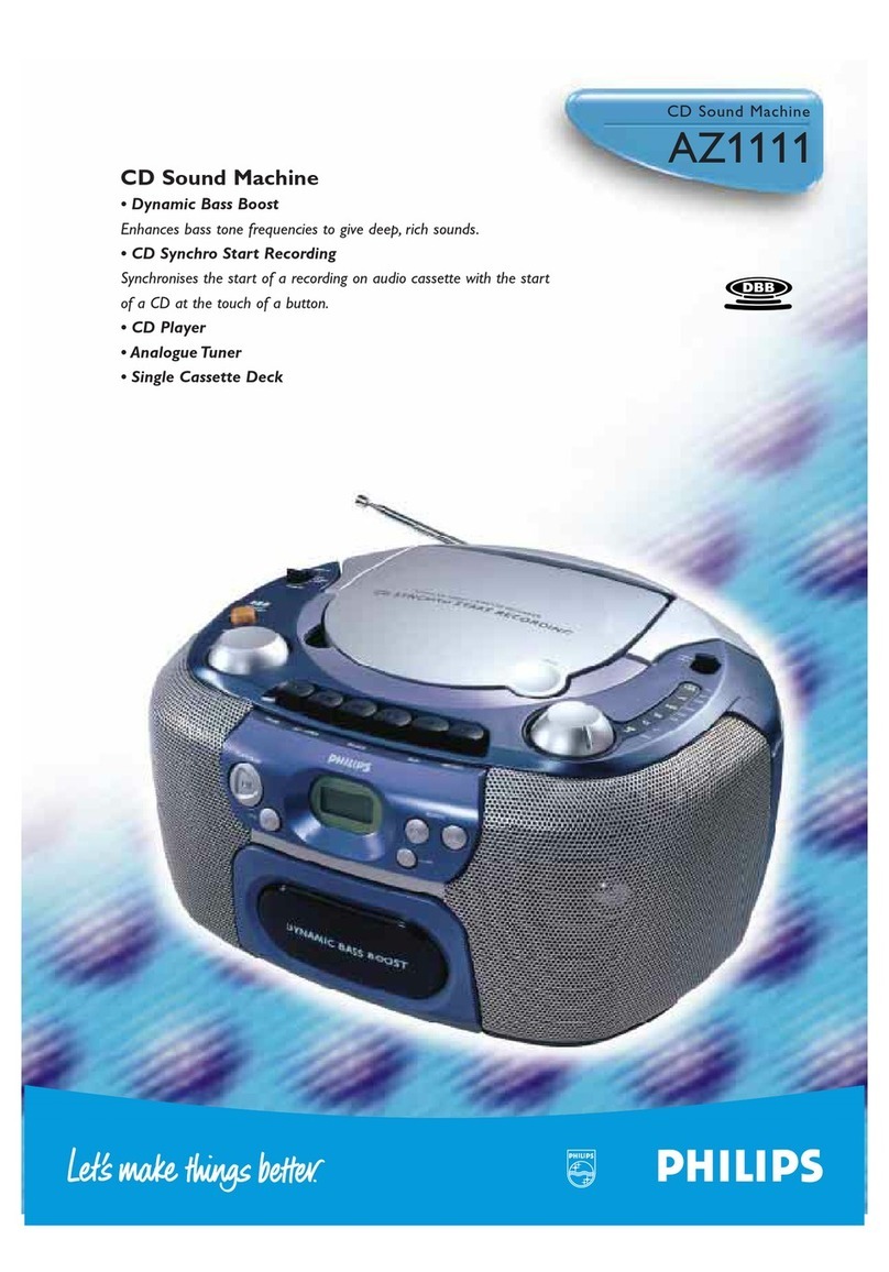 Philips AZ1111 User manual