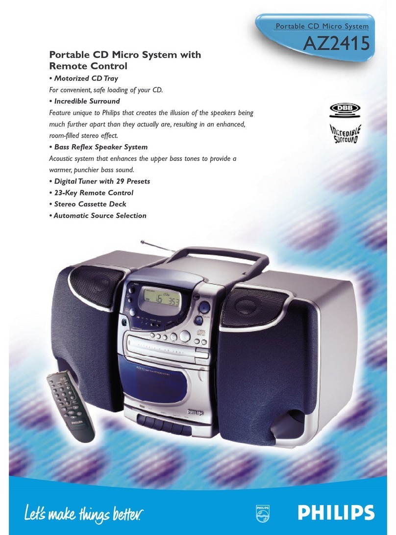 Philips AZ 2415 Product information