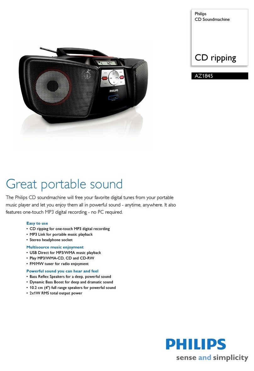 Philips AZ1845 User manual Philips AZ1845 User manual