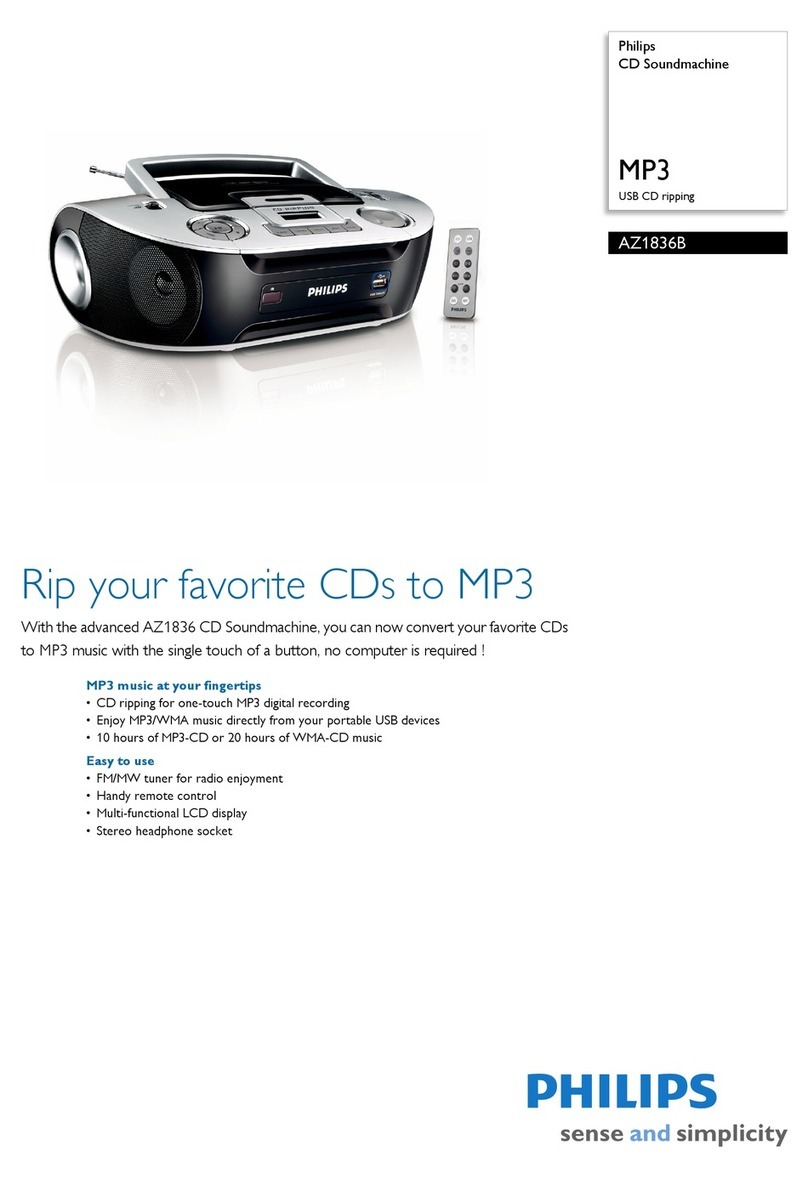 Philips AZ1836B User manual