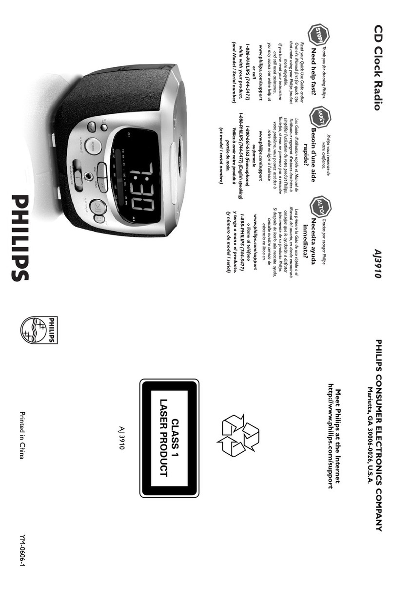 Philips AJ AJ3910 user manual
