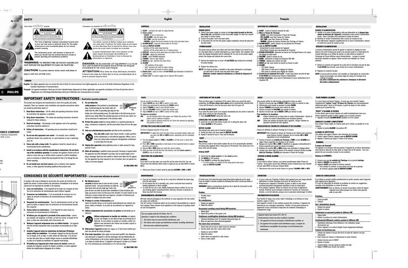 Philips AJ3120 user manual