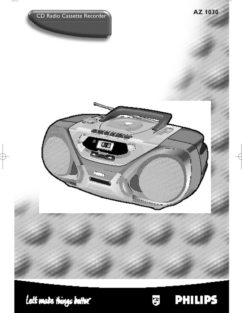 Philips AZ1030 Používateľská príručka