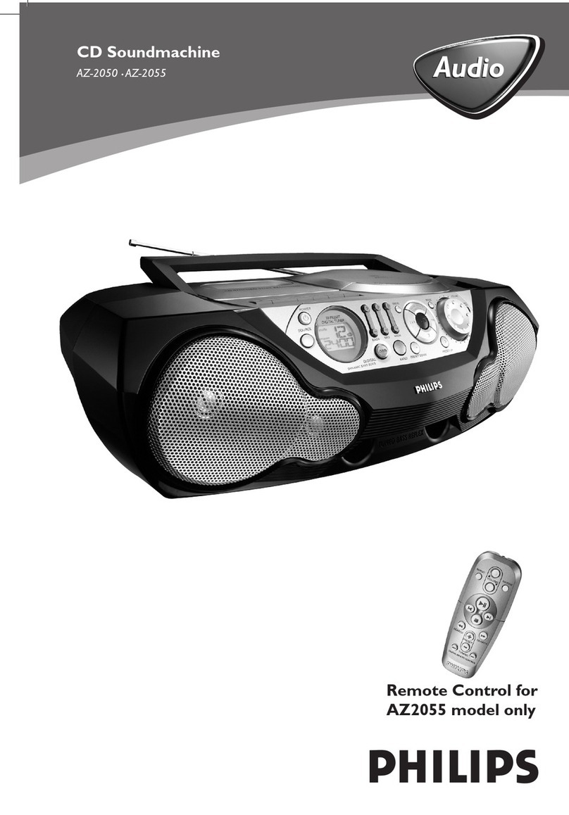 Philips AZ-2050 owner's manual