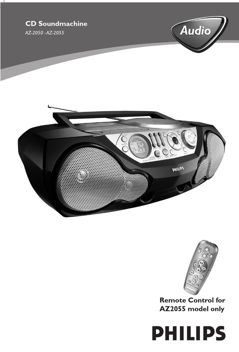 Philips AZ-2040 User manual