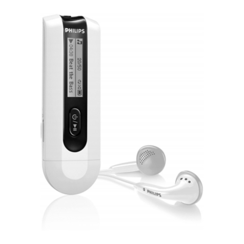 Philips SA2101 User manual