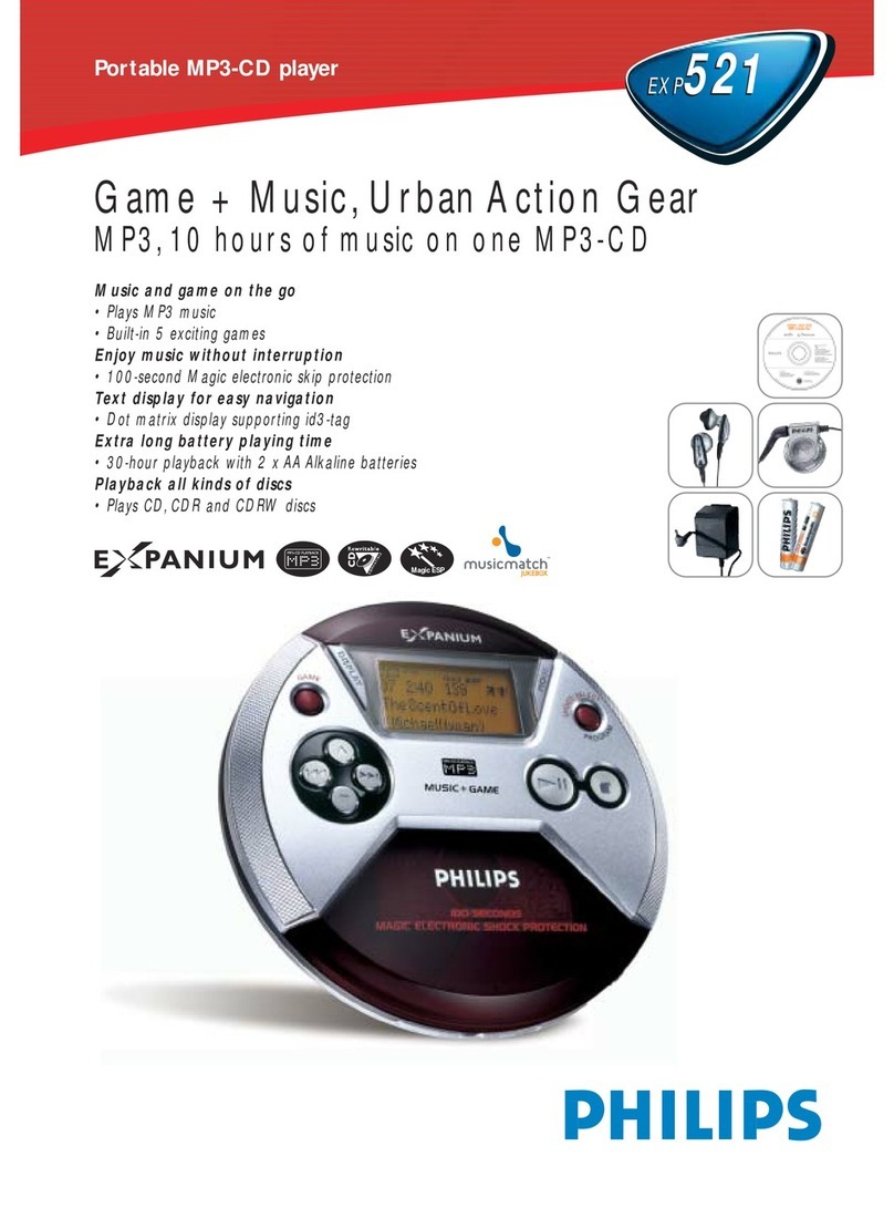 Philips eXpanium eXp 521 User manual